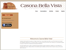 Tablet Screenshot of casonabellavista.com